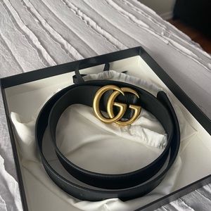 Gucci 2015 WIDE LEATHER BELT
